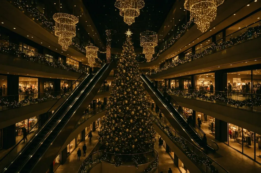 Świąteczny powiew w centrach handlowych